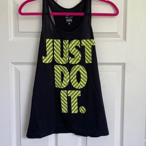 Black Nike Just Do It Tank